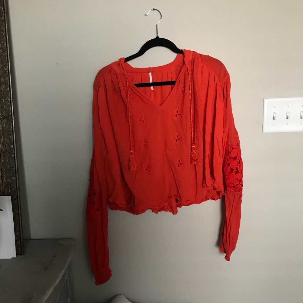 Flowy free people top